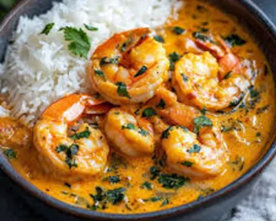 Crevette curry